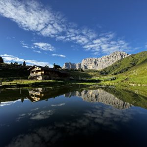 beitune Transalp Zillertal-Gardasee Panorama Ausblick über die Seiser Alm