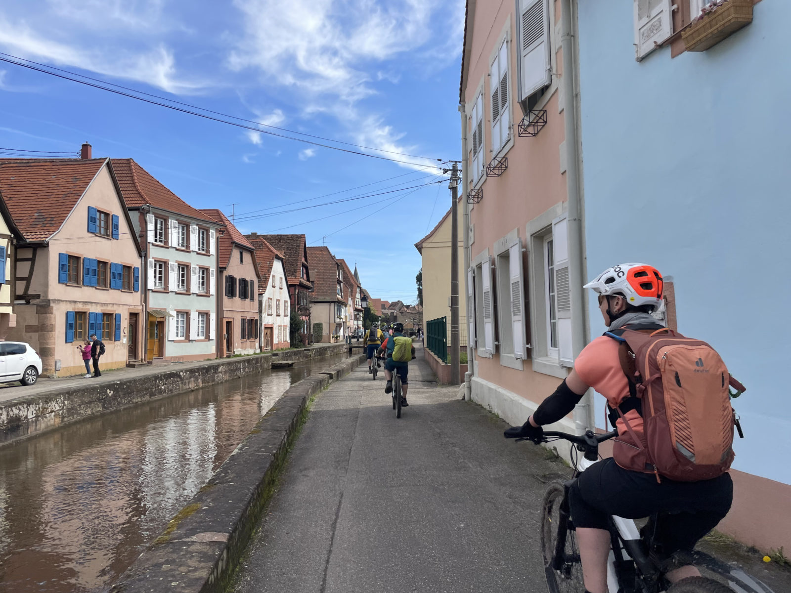 Durch das romantische Fachwerkstädtchen Wissembourg auf dem Elsässer Weinradweg