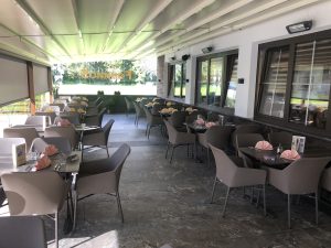 Terrasse des beitune Partnerhotel Sonnhof in Radfeld