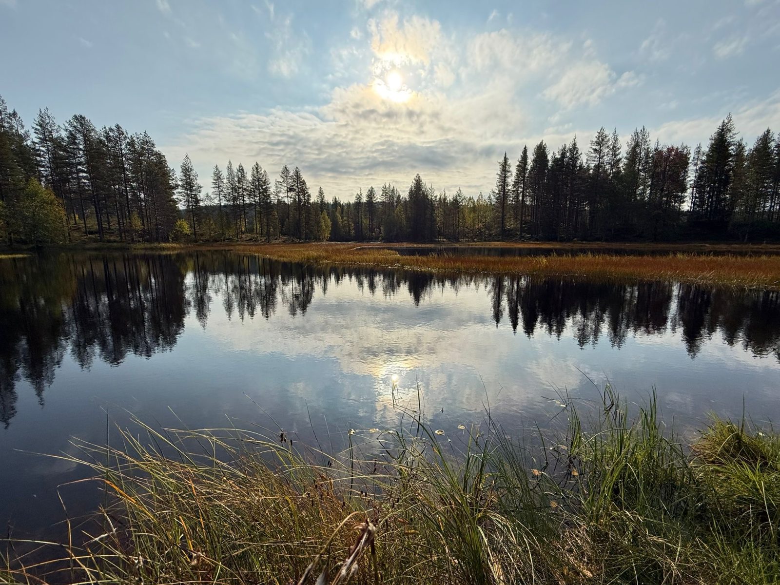 Herrliche Seen bei der beitune BikeReise nach Finnisch Lappland