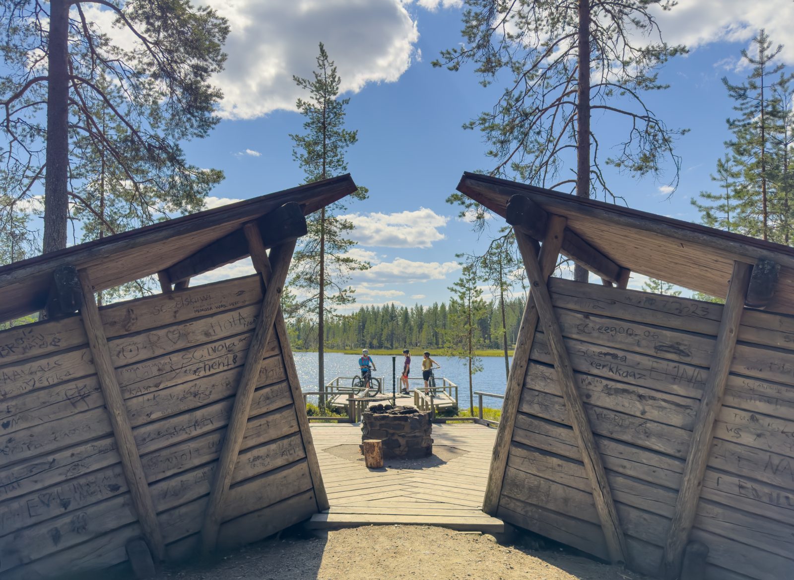 Natur bei der BikeReise nach Finnisch Lappland