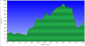 beitune MTB Vogesen-Cross 3.Etappe Höhenprofil