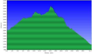 Höhenprofil beitune_MTB_5_Bourg Saint Pierre (CH) - Col de Mille - Lourtier (CH)
