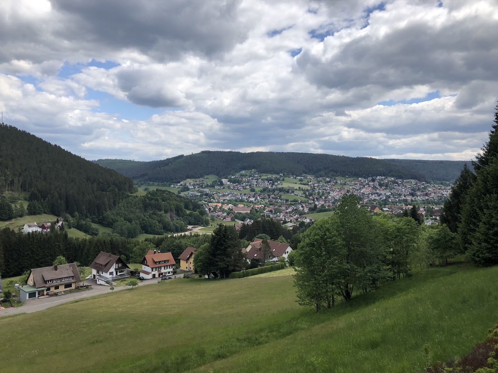 Ausblick auf Baiersbronn